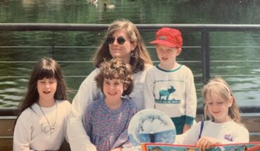 Old photo of family at mystic seaport musuem