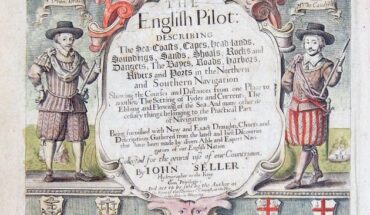 Title page from The English Pilot, 1671.